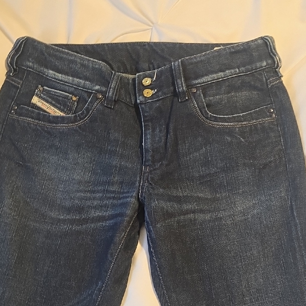 Diesel Women's Dark Blue Straight Leg Jeans